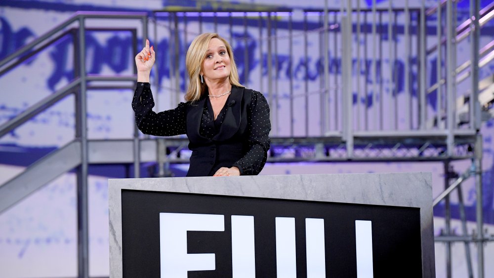 Samantha Bee, who hosts a celebrity talk show