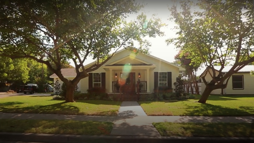 The exterior of Fixer Upper's Veteran home