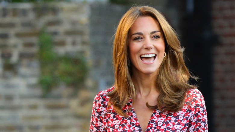 Kate Middleton showing off one of the best hair trends in history