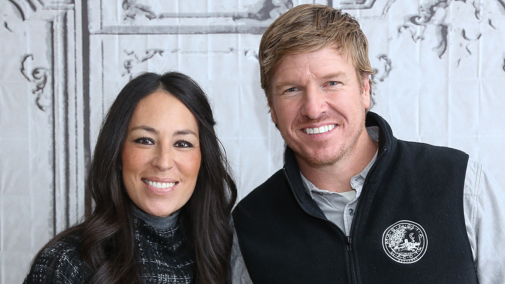 Joanna and Chip Gaines smiling