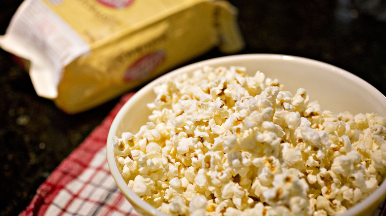 microwave popcorn