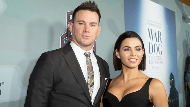 Channing Tatum and Jenna Dewan smiling