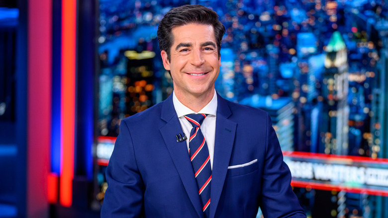 Jesse Watters at the news desk