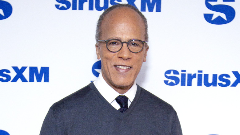 Lester Holt at an event