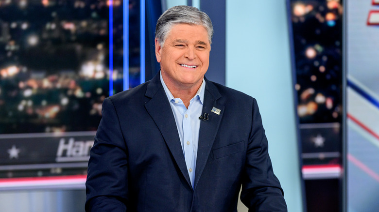 Sean Hannity on set