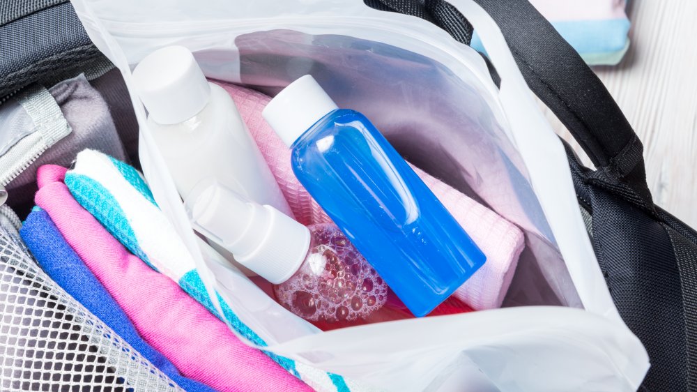 Travel toiletries from dollar stores