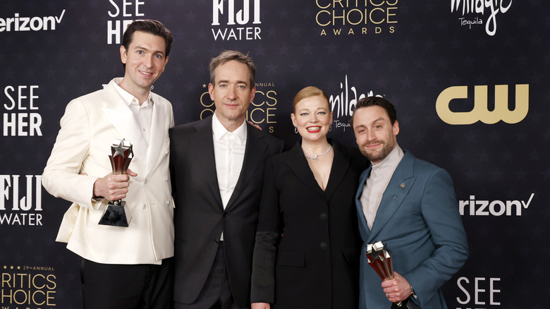 The cast of 'Succession' at the 2024 Critics Choice Awards