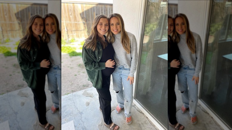 Joy-Anna and Jinger Duggar wearing pants