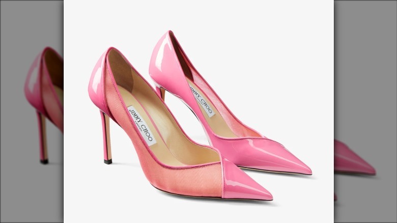 Jimmy Choo pink stilettos