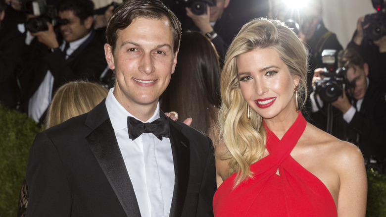 Jared Kushner and Ivanka Trump smiling