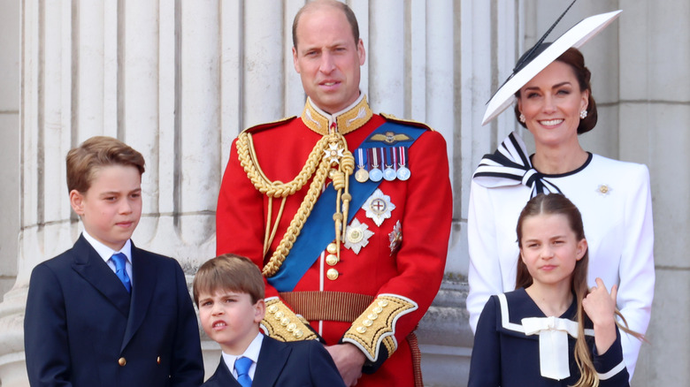 Wales family on royal balcony