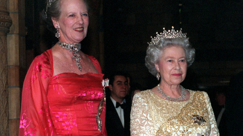 Queen Margrethe II and Queen Elizabeth II