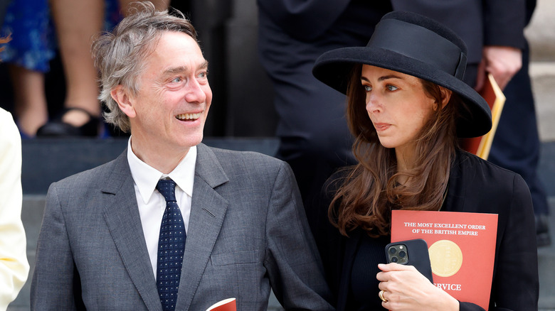 Rose Hanbury and David Rocksavage laughing 