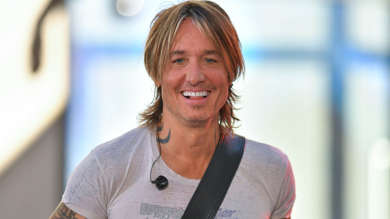 Keith Urban smiling