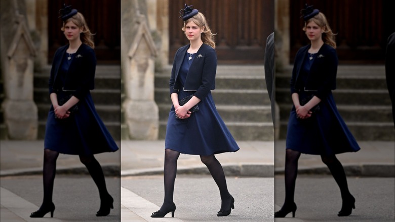 Lady Louise Windsor walking