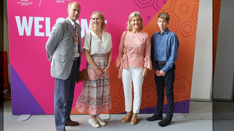 Prince Edward, Duchess Sophie, and their kids