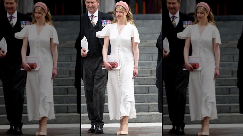 Lady Louise Windsor walking