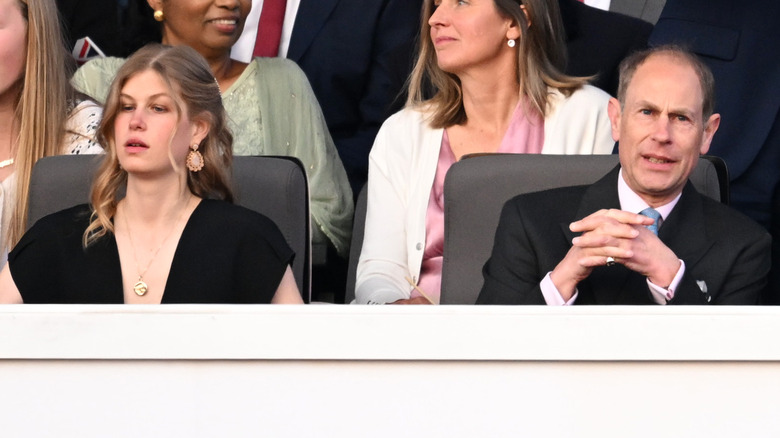 Lady Louise Windsor and Prince Edward