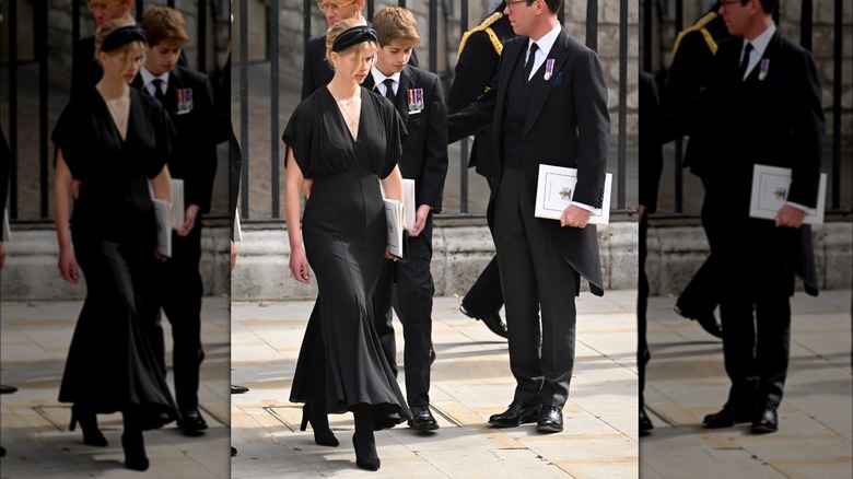 Lady Louise Windsor walking