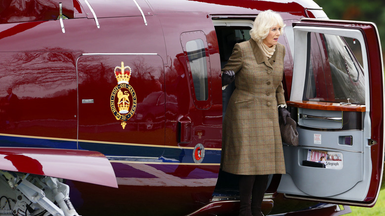 Camilla, Queen Consort helicopter