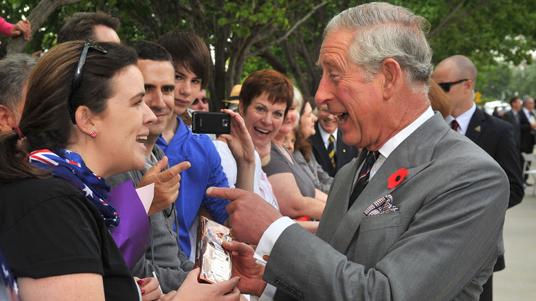 King Charles and Queen Consort, Camilla laughing