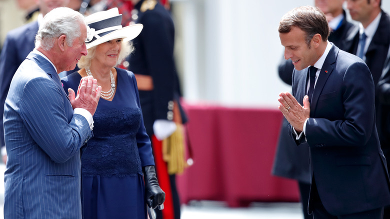 French President bows to King Charles