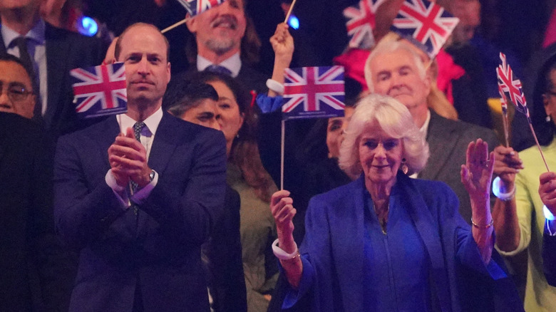 Prince William and Queen Camilla