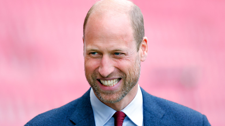 Prince William smiling close-up