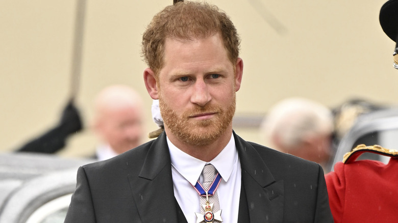 Prince Harry at the coronation 