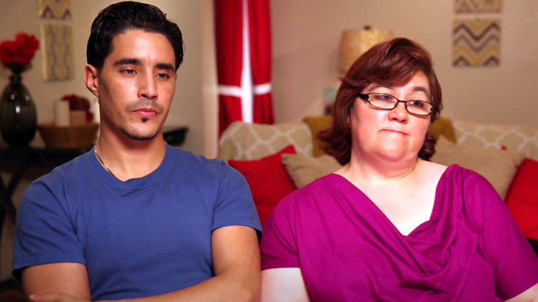 Mohamed and Danielle from "90 Day Fiancé" during interview