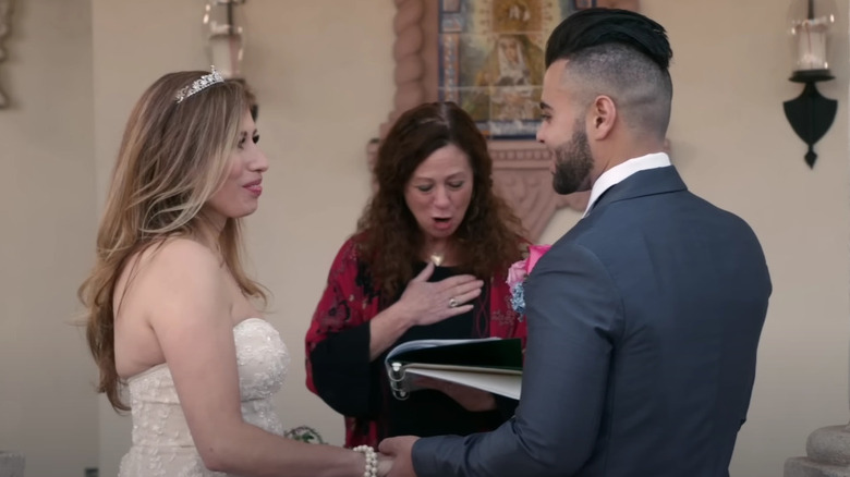 Yve and Mohammed wedding in "90 Day Fiancé"