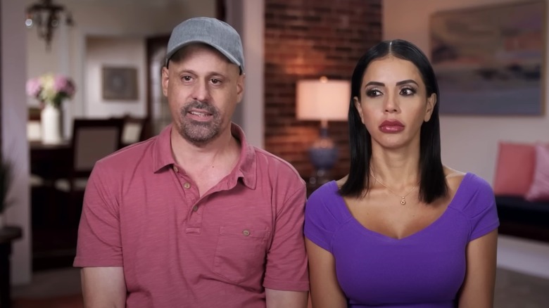 90 Day Fiancé's Gino and Jasmine looking sad