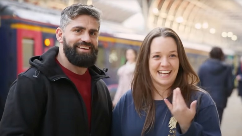 Rachel and Jon smiling