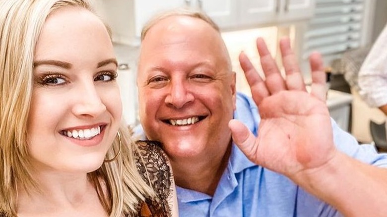 Elizabeth Potthast and her father Chuck Potthast smiling 