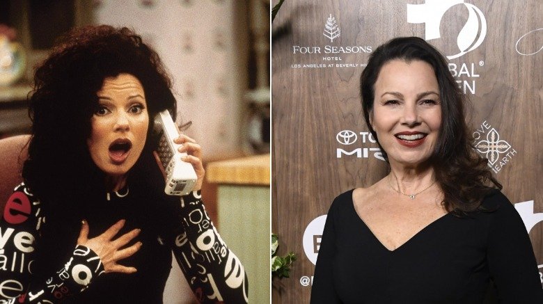 Fran Drescher, then and now