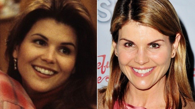 Lori Loughlin, then and now