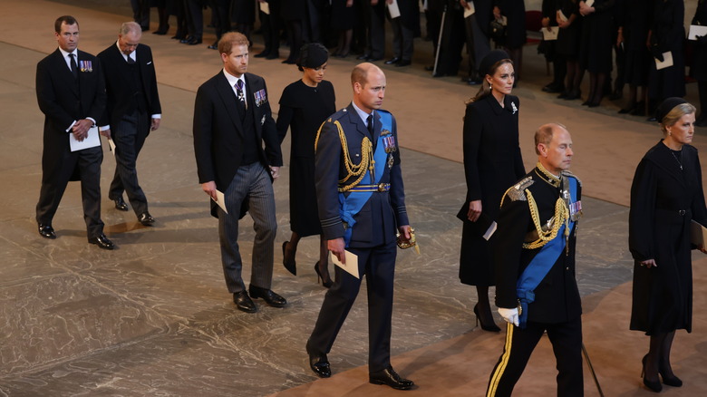 Royal family processional