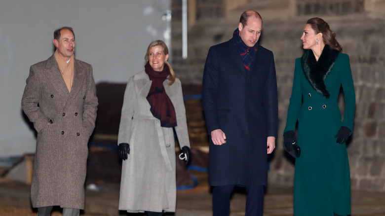 Edward, Sophie, William, Kate 