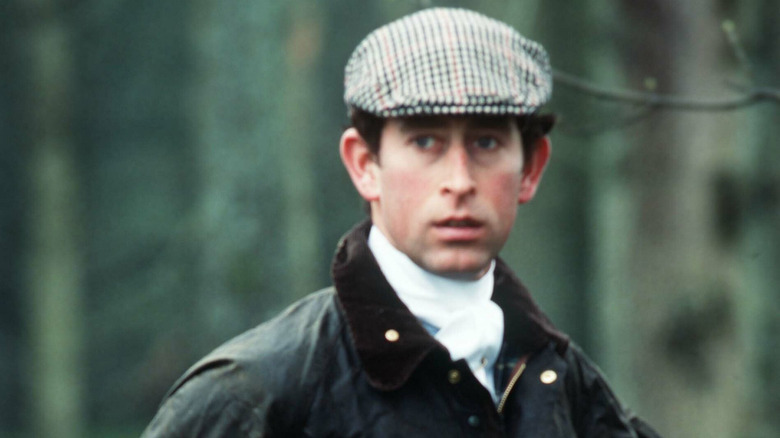 Prince Charles hunting in 1978 