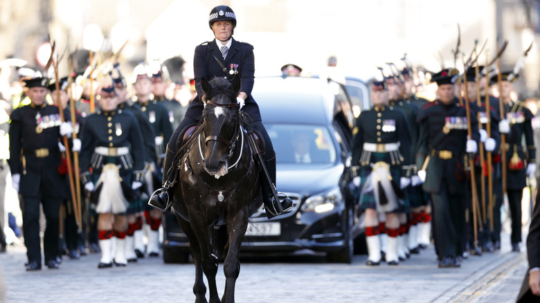 The Queen's hearse