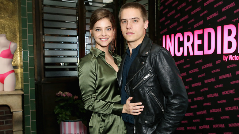 Barbara Palvin and Dylan Sprouse at Victoria's Secret