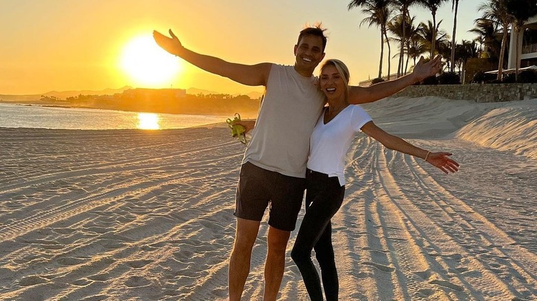 Giuliana and Bill on the beach