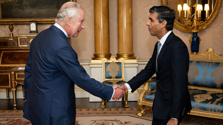 King Charles III and Rishi Sunak