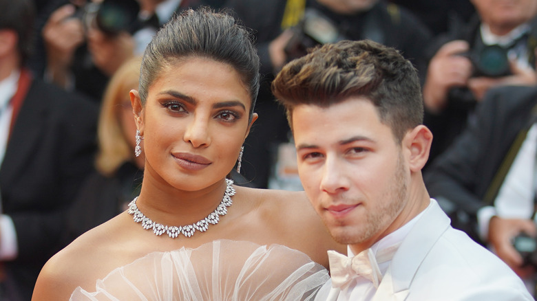 Priyanka Chopra, Nick Jonas at gala premiere