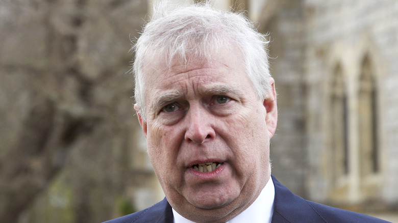 Prince Andrew attending an event