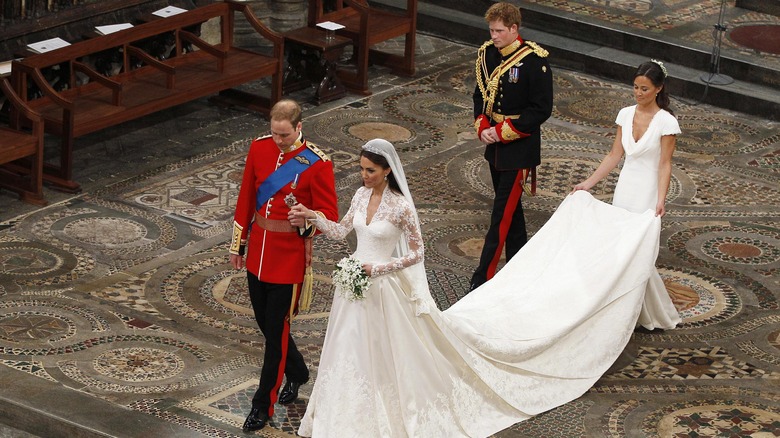 Prince Harry at Prince William's wedding