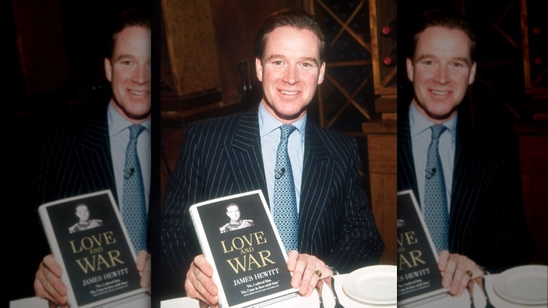 James Hewitt with book 