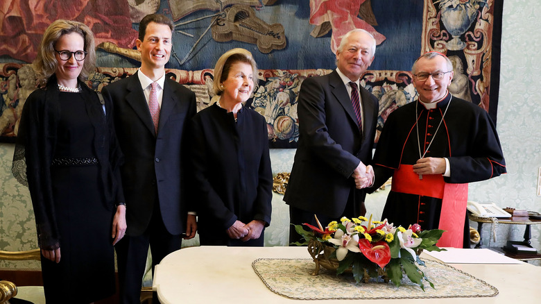 Prince Hans II and Princess Marie of Liechtenstein Vatican