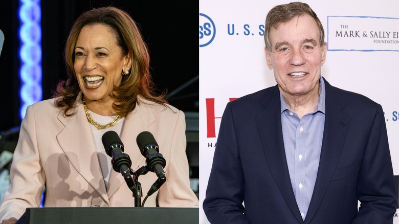 Kamala Harris and Senator Mark Warner