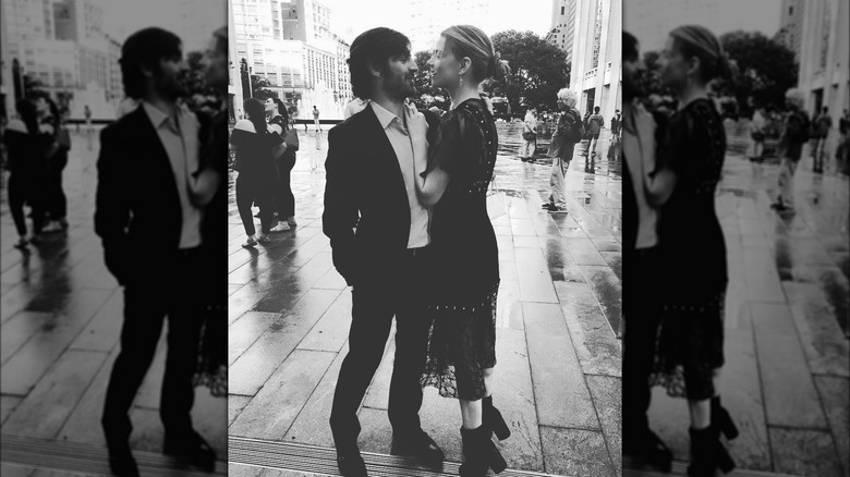 Eoin Macken embracing Anya Taylor-Joy 